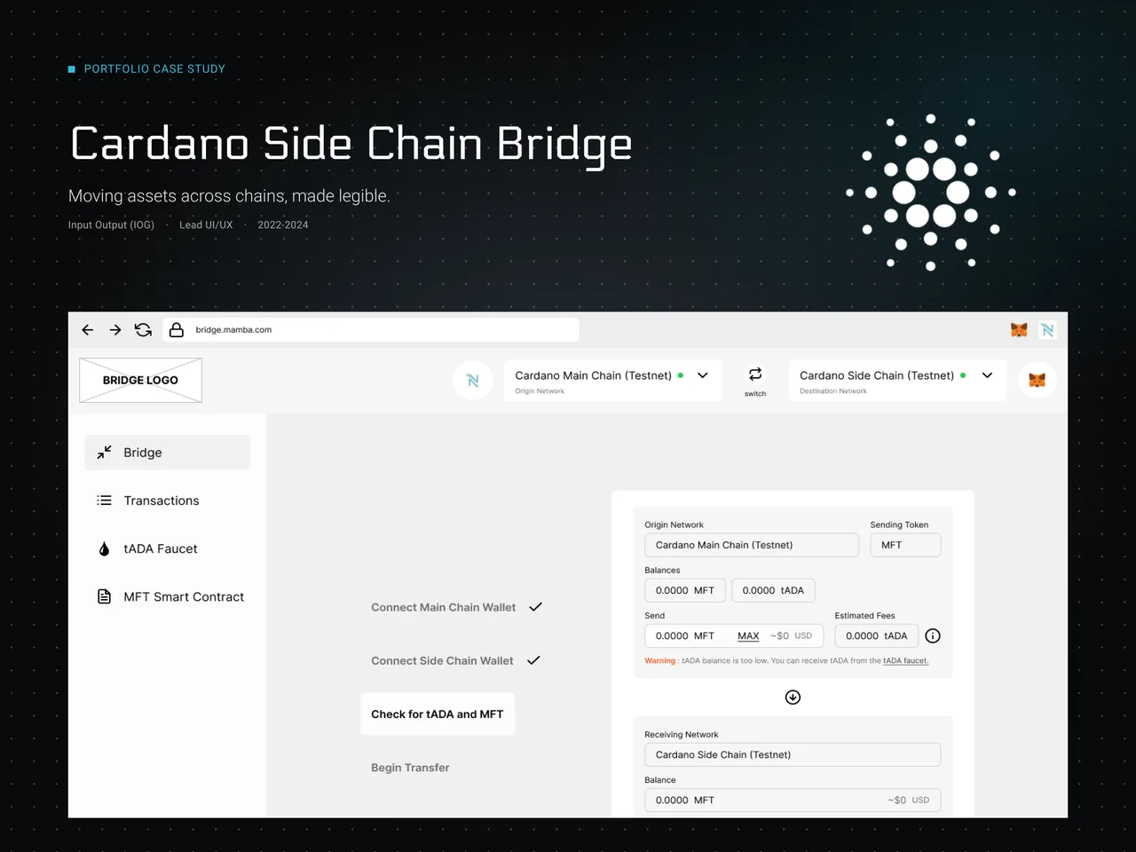 Cardano Side Chain Bridge